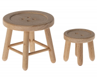 Maileg Tisch und Hocker Set für Mäuse aus Holz